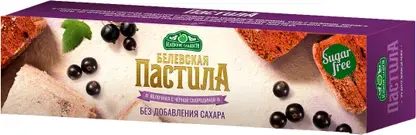 Пастила яблоко и черная смородина Белевская Хрустила 100г