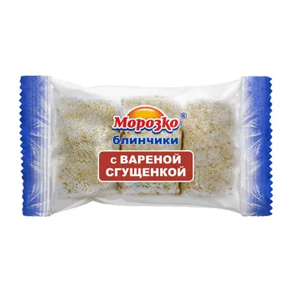 Блинчики с варёной сгущенкой Морозко 210г