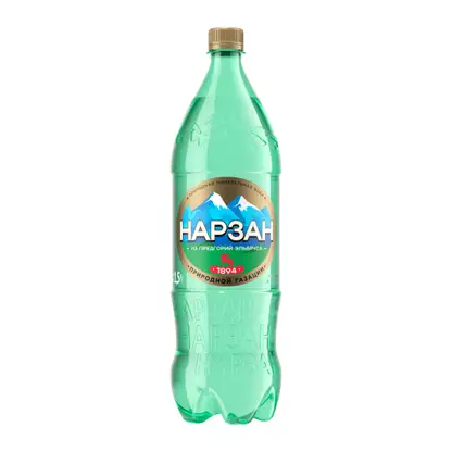Вода Нарзан минеральная природной газации 1.5л