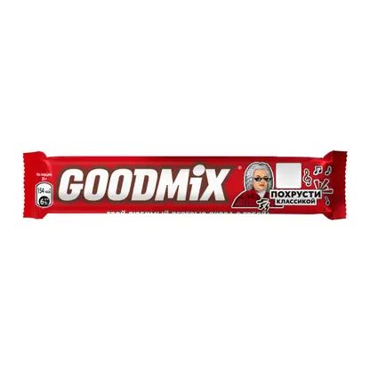 Батончик шоколадный с хрустящей вафлей Goodmix 29г