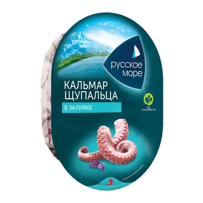 Щупальца кальмара Русское море в заливке 180г