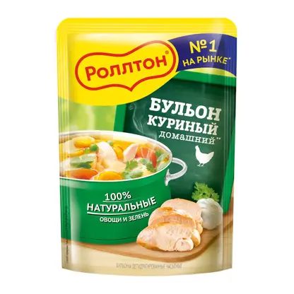 Бульон куриный Роллтон Домашний 90г