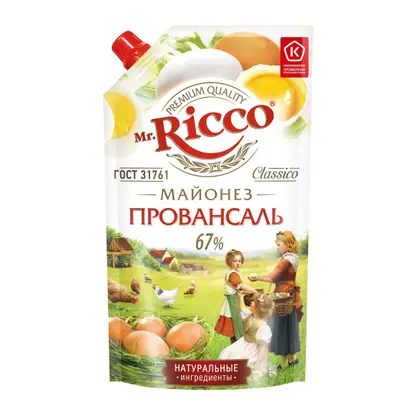 Майонез Провансаль Mr. Ricco 67% 340г