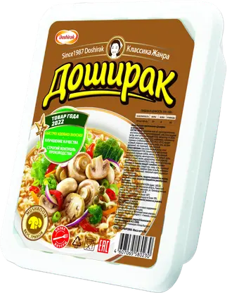 Лапша Доширак со вкусом грибов 90г