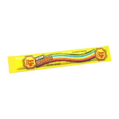 Мармелад Cтрайпс со вкусом фруктов Chupa Chups 10г