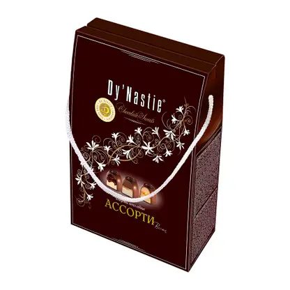 Конфеты шоколадные Brown/Rose/Вишня Dy Nastie 155г в ассортименте