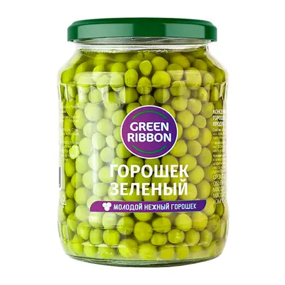 Горошек зеленый Green Ribbon 450г/460г