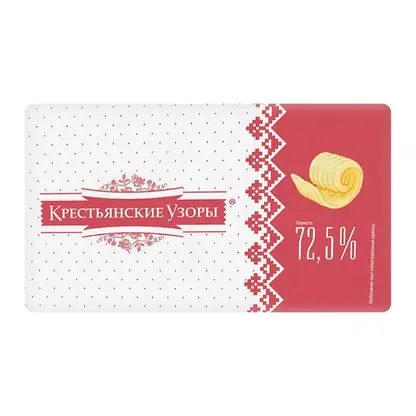 Продукт растительно-сливочный Крестьянские узоры 72.5% 380г
