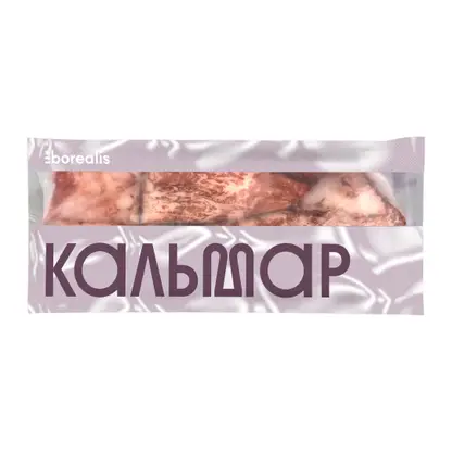 Кальмар Borealis командорский тушка свежемороженый 500г
