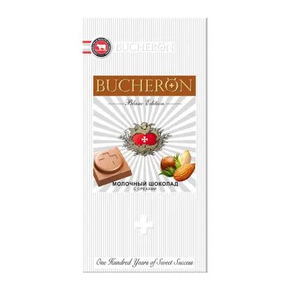 Шоколад молочный орех Bucheron Blanc Edition 85г