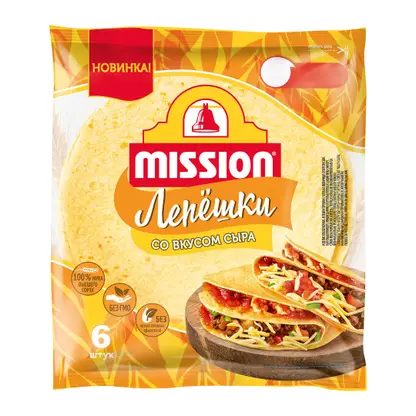 Лепёшки сырные Mission 250г