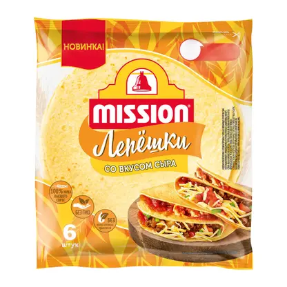Лепёшки сырные Mission 250г