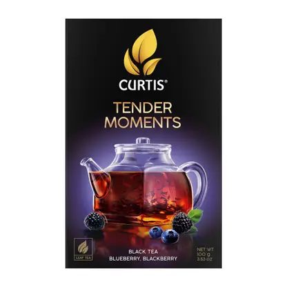 Чай черный Curtis Tender Moments черника-ежевика 100г