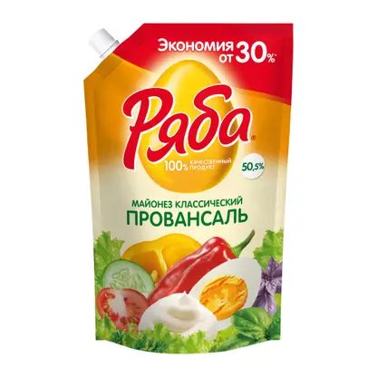 Майонез Ряба Провансаль 50.5% 575г