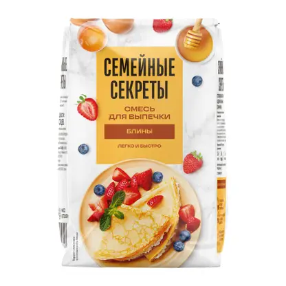 Смесь для выпечки блинов Семейные секреты 500г