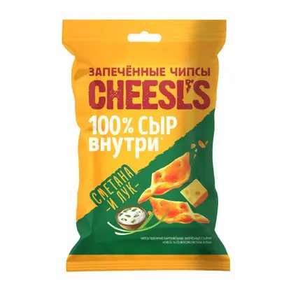 Чипсы Cheesls со вкусом сметаны и лука 50г
