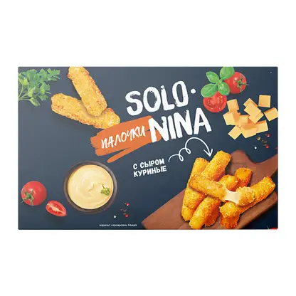 Палочки куриные с сыром Solonina 250г