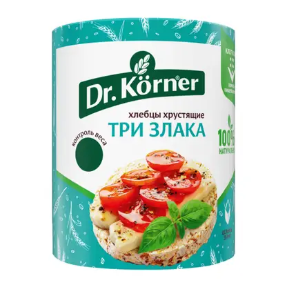 Хлебцы Три злака Dr.Korner 90г
