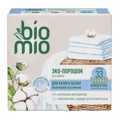 Стиральный порошок Biomio Whites 1кг