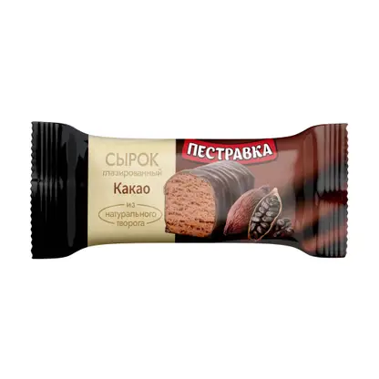 Сырок творожный Пестравка глазированный с какао 23% 40г