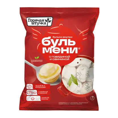 Пельмени Горячая штучка Бульмени говядина-свинина 700г