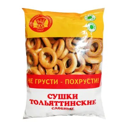 Сушки Тольяттинские сдобные 350г
