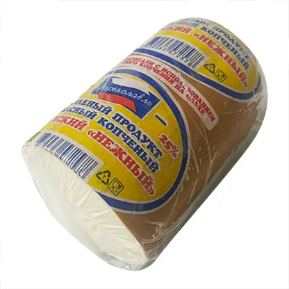 Плавленый продукт Рязанский колбасный копченый 25% 300г
