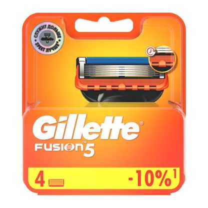 Кассеты для бритья Gillette Fusion 5 4шт