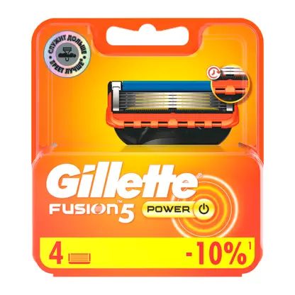 Кассеты для бритья Gillette Fusion 5 Power 4шт
