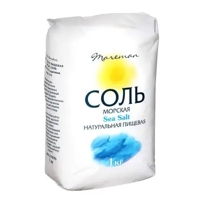Соль морская Mareman средняя 1кг