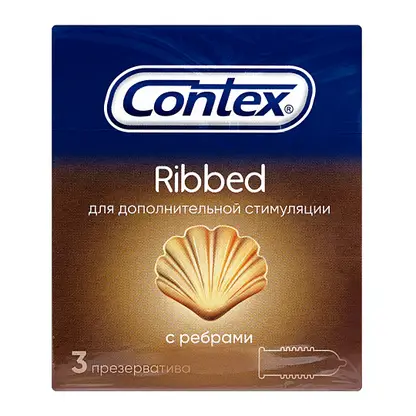 Презервативы Contex Ribbed 3шт