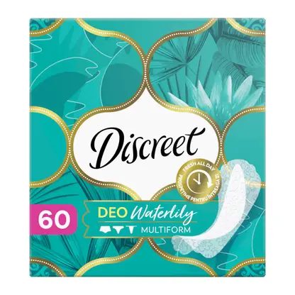 Прокладки Discreet Deo Water Lily Multiform ежедневные 60шт