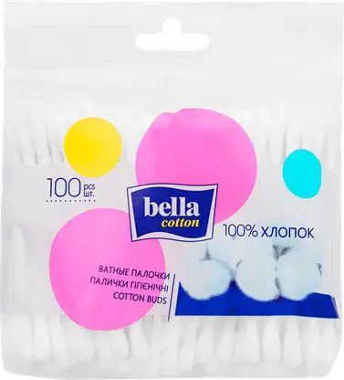 Ватные палочки Bella Cotton 100шт