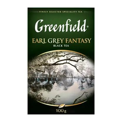 Чай черный Greenfield Earl Grey Fantasy с бергамотом 100г