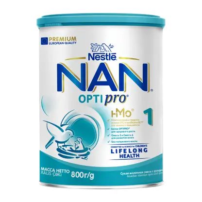 Смесь детская с рождения Nan 1 OptiPro 800г