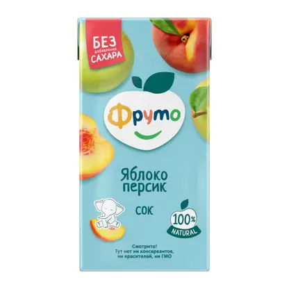 Сок Яблоко-персик Фруто 500мл