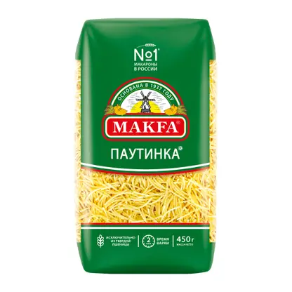 Макароны Makfa Паутинка 450г