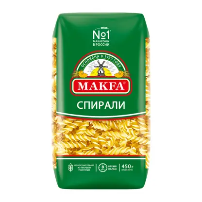 Макароны Makfa Спирали 450г