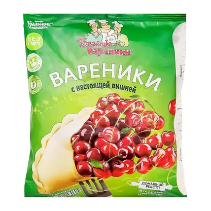 Вареники Братцы с вишней 350г