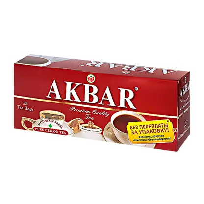 Чай черный Akbar Mountain Fresh 25пак