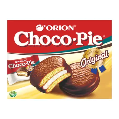 Пирожное бисквитное в шоколадной глазури Orion Choco Pie 360г в ассортименте
