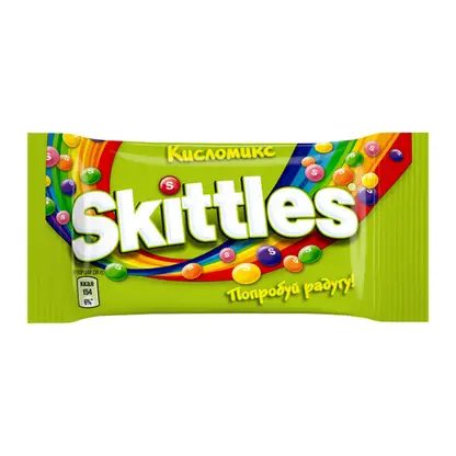 Драже Кисломикс в разноцветной сахарной глазури Skittles 38г