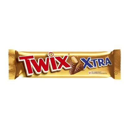 Шоколадный батончик с карамелью Twix Xtra 82г
