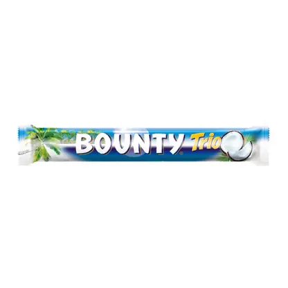 Шоколадный батончик с нежной мякотью кокоса Bounty Trio 82.5г