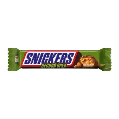 Шоколадный батончик с лесным орехом Snickers 81г