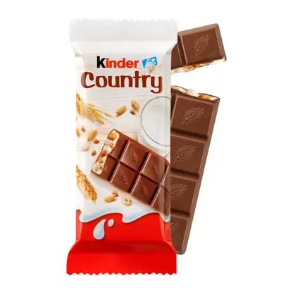 Молочный шоколад Country с молочно-злаковой начинкой Kinder 23.5г