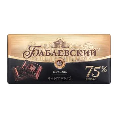 Шоколад Бабаевский Элитный 75% какао 75г