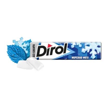 Жевательная резинка Dirol Морозная мята 13.6г