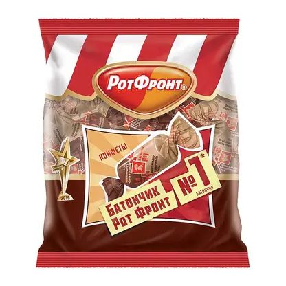Конфеты Рот фронт Батончики шоколадно-сливочный вкус 250г