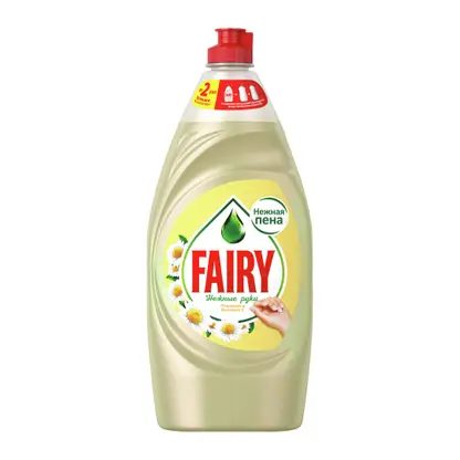 Средство для мытья посуды Fairy Нежные руки Ромашка и витамин E 900мл
